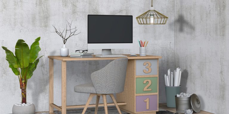 perfect workspace for home