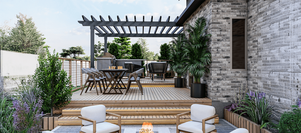 composite decking patio