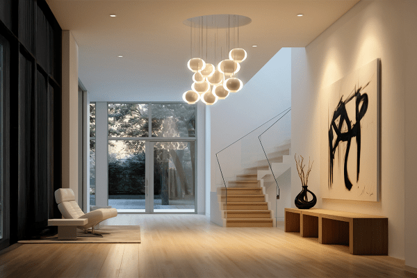 lighting plan in the living room